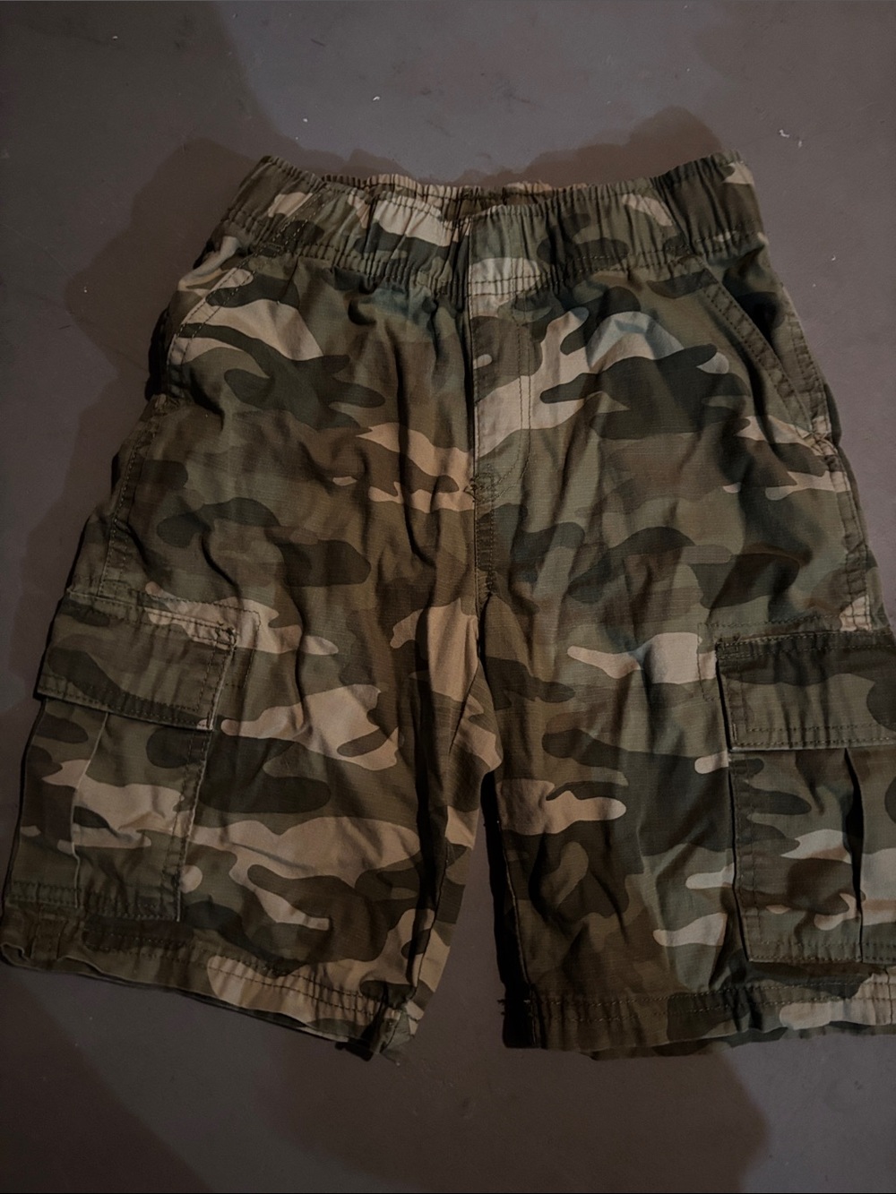 The Children's Place Camo Cargo Shorts - Green Unisex size 7
